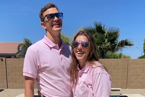 Pink Shirt Couple