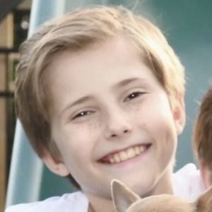 Aidan Sharpe at age 11