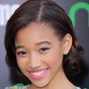 Amandla Stenberg at age 13