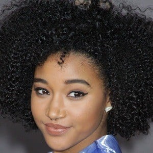 Amandla Stenberg at age 17