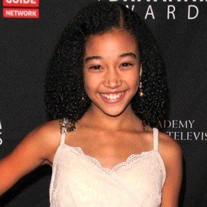 Amandla Stenberg at age 13