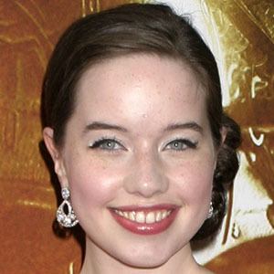 Anna Popplewell at age 19