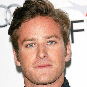 Armie Hammer at age 25