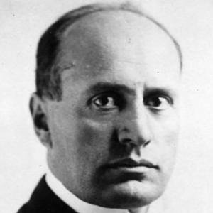 Benito Mussolini Headshot 2 of 4