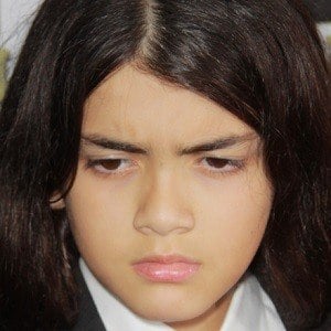 Blanket Jackson at age 10