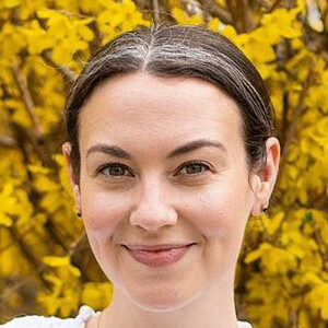 Carly Riordan at age 33
