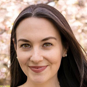 Carly Riordan at age 32