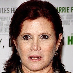 Carrie Fisher at age 54