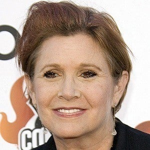 Carrie Fisher at age 49