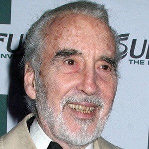 Christopher Lee at age 84