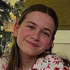 Priscilla Jordan at age 14