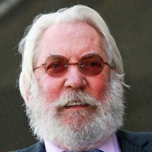 Donald Sutherland at age 75