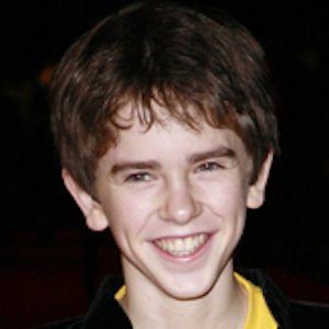 Freddie Highmore at age 15