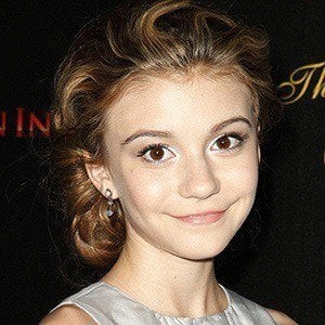 Genevieve Hannelius at age 14