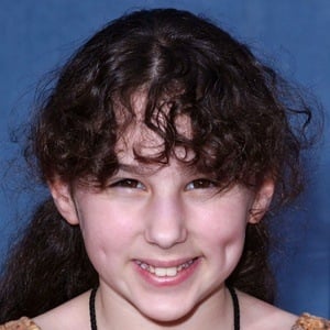 Hallie Eisenberg at age 10