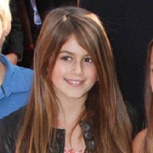 Kaia Gerber at age 10