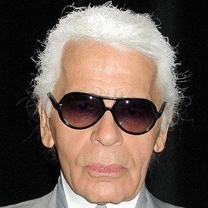 Karl Lagerfeld at age 77