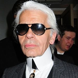 Karl Lagerfeld at age 74