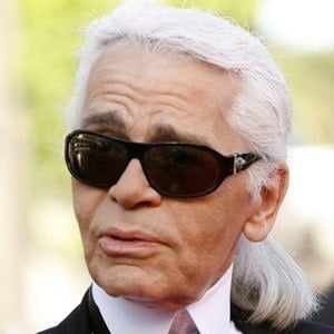 Karl Lagerfeld at age 73