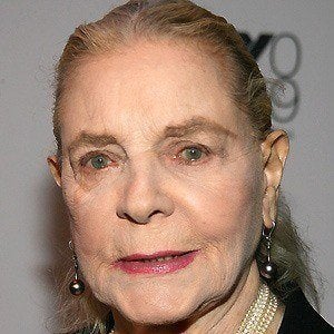 Lauren Bacall at age 85