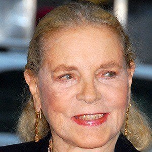 Lauren Bacall at age 81