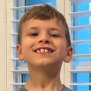 Liam Jordan at age 7