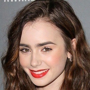 Lily Collins at age 23