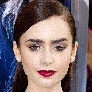 Lily Collins at age 24