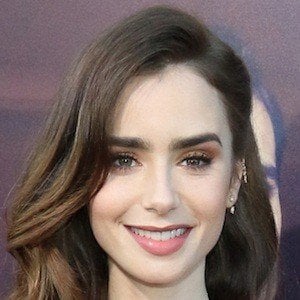 Lily Collins at age 28