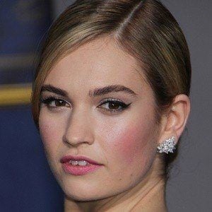 Lily James at age 25