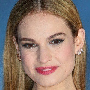 Lily James at age 25