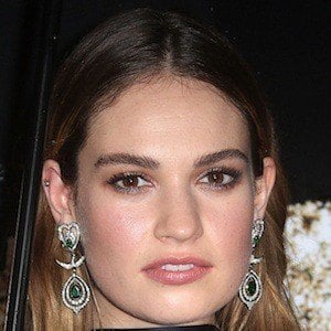 Lily James at age 27