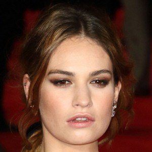 Lily James at age 26