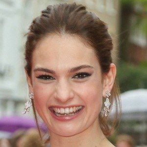 Lily James at age 26