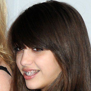 Lourdes Ciccone Leon at age 13