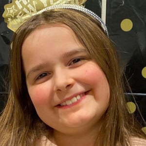 Maddy Jordan at age 10