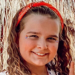 Maddy Jordan at age 9