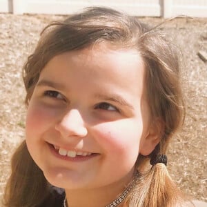 Maddy Jordan at age 8