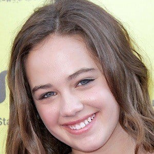 Mary Mouser at age 15