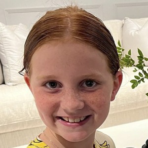 Pixie Rose Curtis at age 10