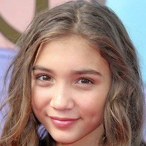 Rowan Blanchard at age 11