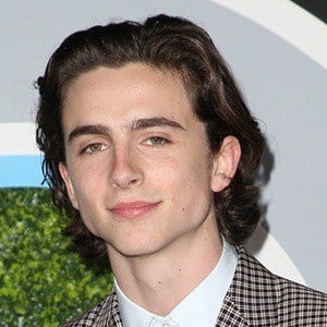 Timothée Chalamet at age 21