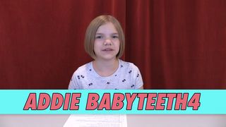 Addie Babyteeth4 Q&A