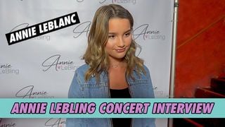 Annie LeBlanc - Annie LeBling Concert Interview