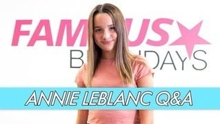 Annie LeBlanc Q&A
