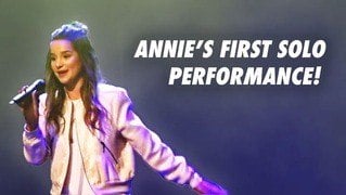 Annie LeBlanc's First Solo Performance