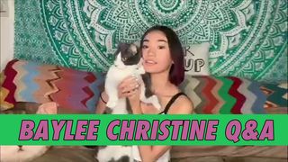 Baylee Christine Q&A