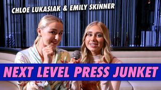 Chloe Lukasiak & Emily Skinner - Next Level Press Junket