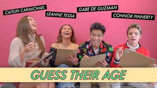 Gabe De Guzman, Connor Finnerty, Leanne Tessa & Caitlin Carmichael - Guess Their Age