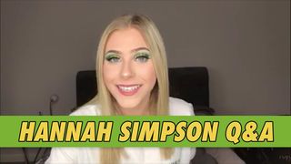 Hannah Simpson Q&A